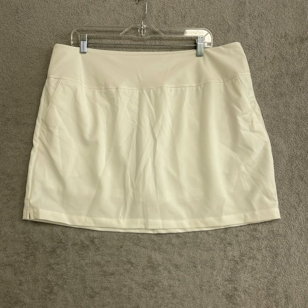 Adidas White Women's XL Golf Skort, New with Tags